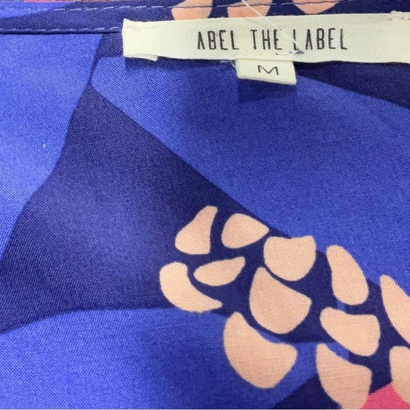 ♥️SOLD♥️Anthropology Abel the Label Dress Pink and Blue Floral - Picture 4 of 4